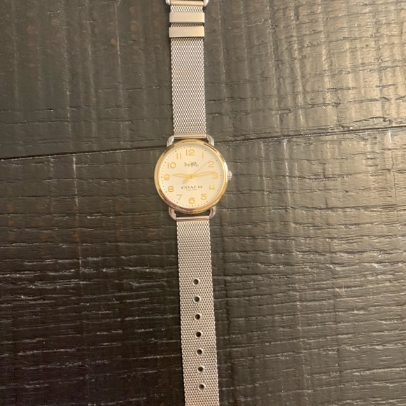 Silver and gold Coach watch - Picture 2 of 5